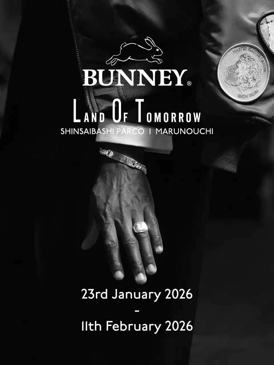 【株式会社 トゥモローランド】 1月23日(金)から2月11日(水)の期間中、ランド オブ トゥモロー 丸の内店と心斎橋パルコ店でロンドン発のジュエリーブランド〈バニー〉のポップアップショップとエングレービングイベントを限定開催。