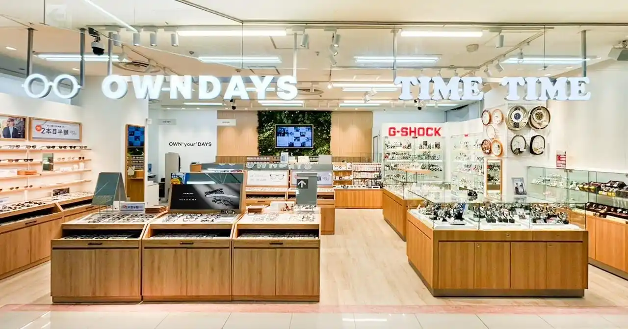 【OWNDAYS｜オンデーズ】独自のエリア分析システムに基づき新店舗「TIME TIMEゆめタウン南岩国店」が3月11日（水）にオープン