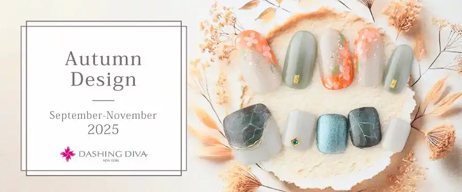 【ヒューマン】 待ち遠しい魅力溢れるオータムシーズン！残暑でも指先から始める秋モード♪【新作】秋の定額ネイルデザイン登場！