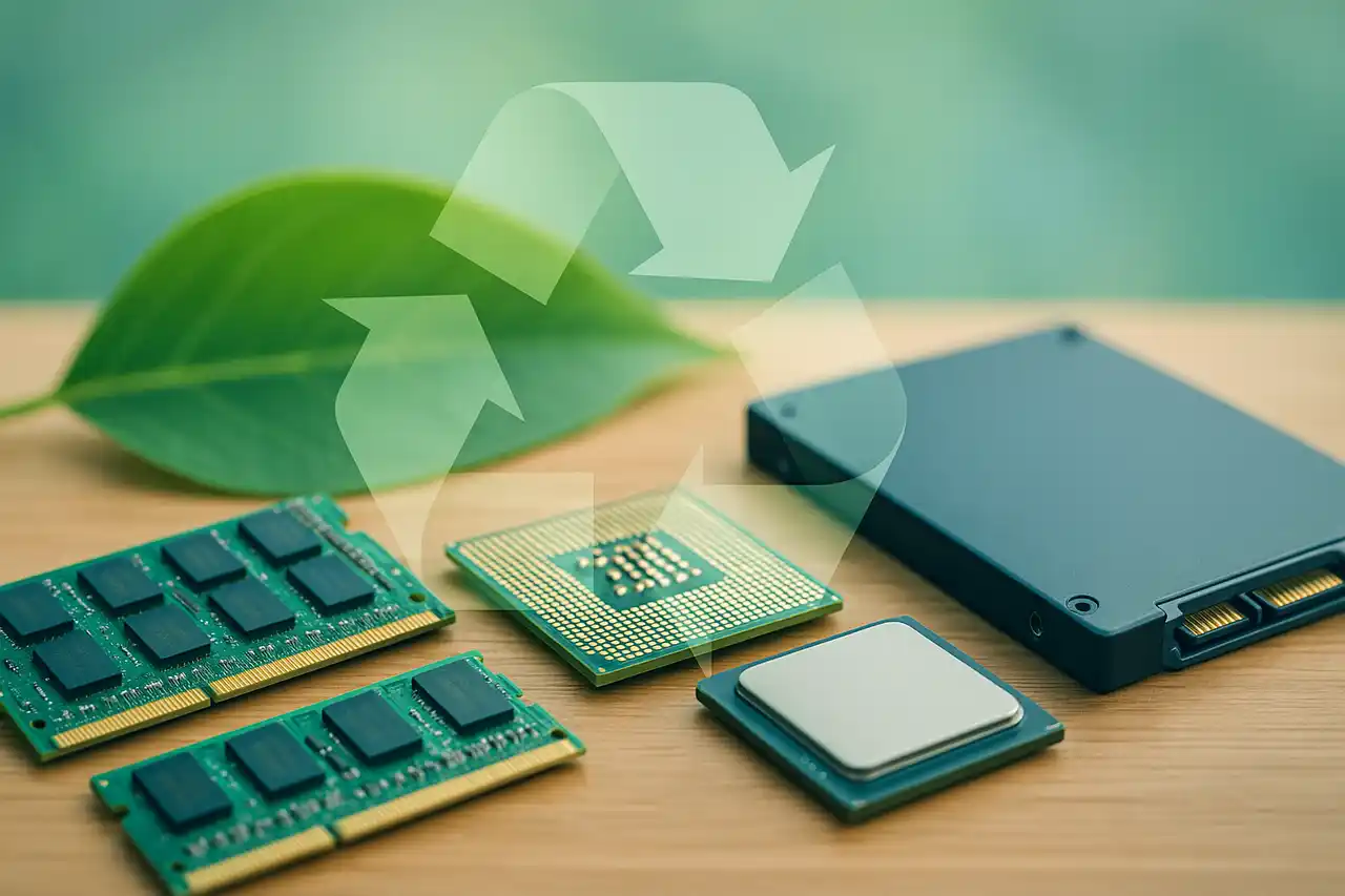 中古IT機器部品のリサイクル・リユース事業を本格開始― リサイクル・家電回収事業者向けにメモリー・CPU・SSDなどの買取を強化