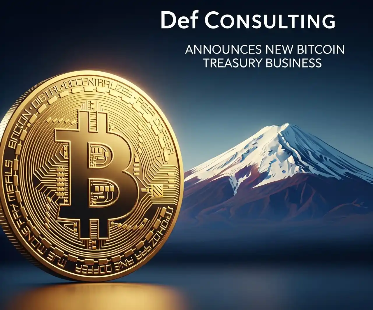【株式会社Def consulting】 ビットコイントレジャリー戦略事業の開始に関するお知らせ