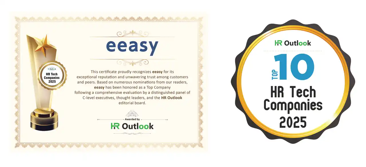 eeasyを有するE4、HR Tech企業の「世界Top10」に選出