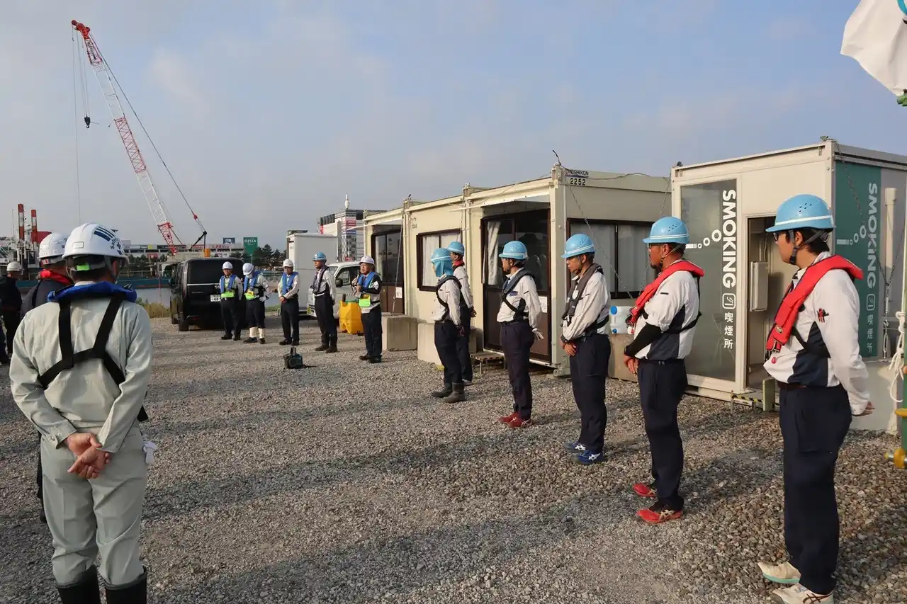 【東洋建設株式会社】 中村社長が現場パトロールを実施