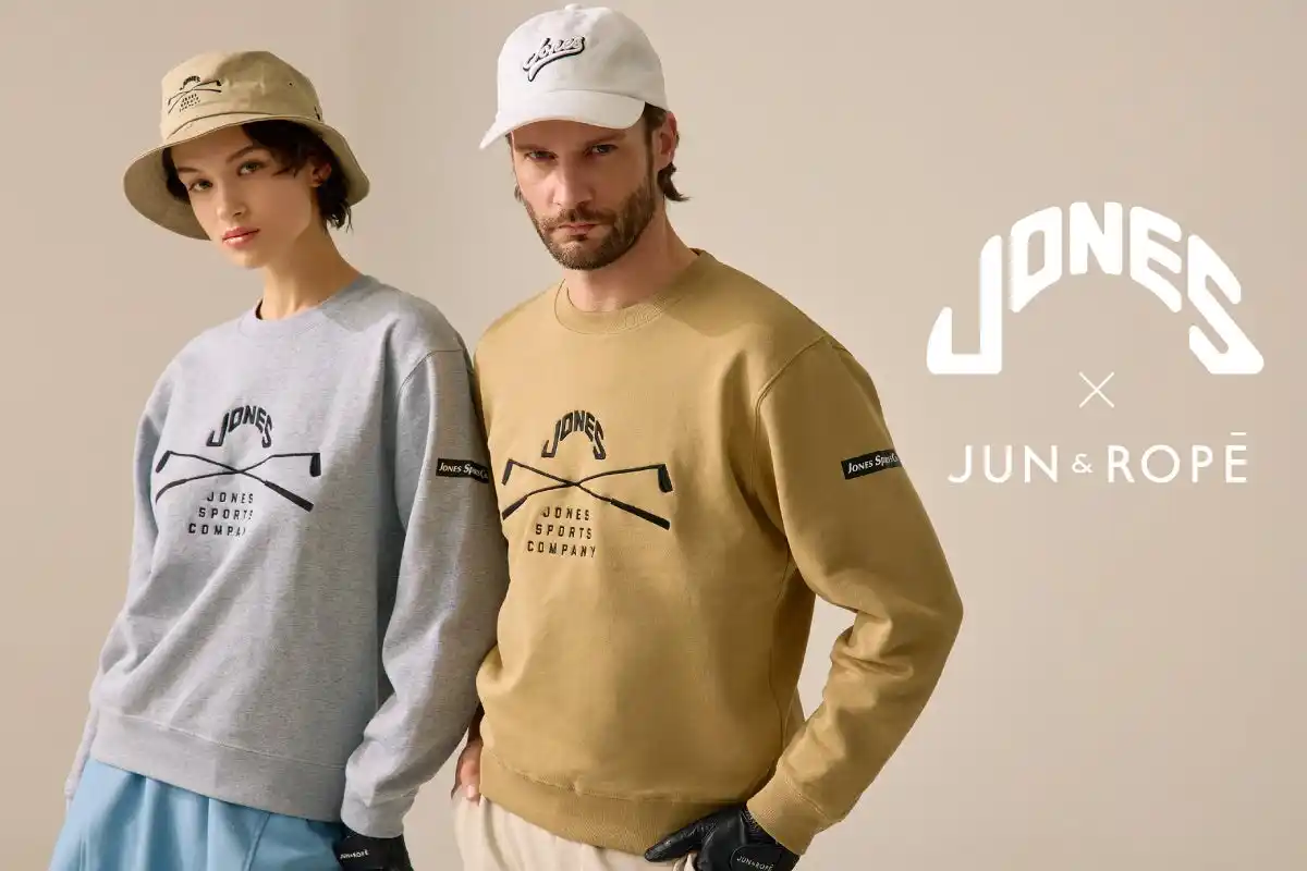 【株式会社ジュン】 JUN&ROPE × JONESコラボレーション第2弾が実現。ユニセックス仕様の新作４型を発売。