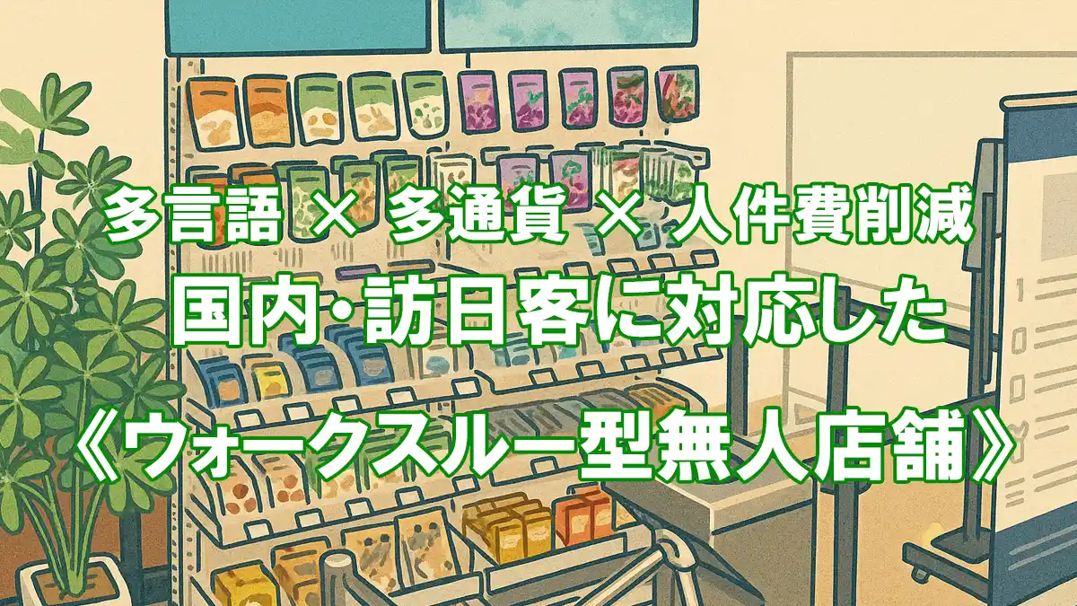 【インタセクト・コミュニケーションズ株式会社】 多言語対応・国内外決済・万引き防止・非接触決済を一体化国内・訪日客両対応のウォークスルー型無人店舗を展示　～インタセクト、「未来モノづくり国際EXPO2025」（大阪開催）に出展～