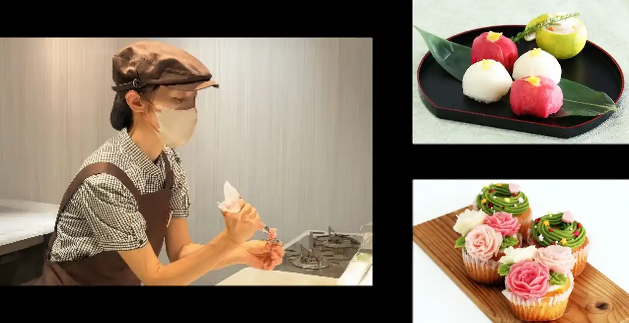 【ケンコーマヨネーズ株式会社】 ＜イベントレポート｜キッチンスペース831＞季節を楽しむ花絞りとお花寿司～クリスマスや年末年始にぴったりな華やかなレッスンを開催～