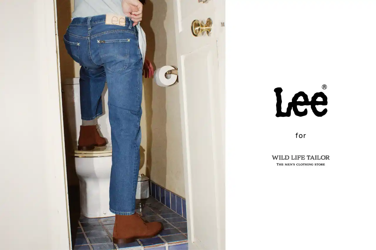 【株式会社ジュン】 LeeとWILD LIFE TEILORの初の別注デニムが登場！人気モデル101をジャケットと好相性のシルエットで制作