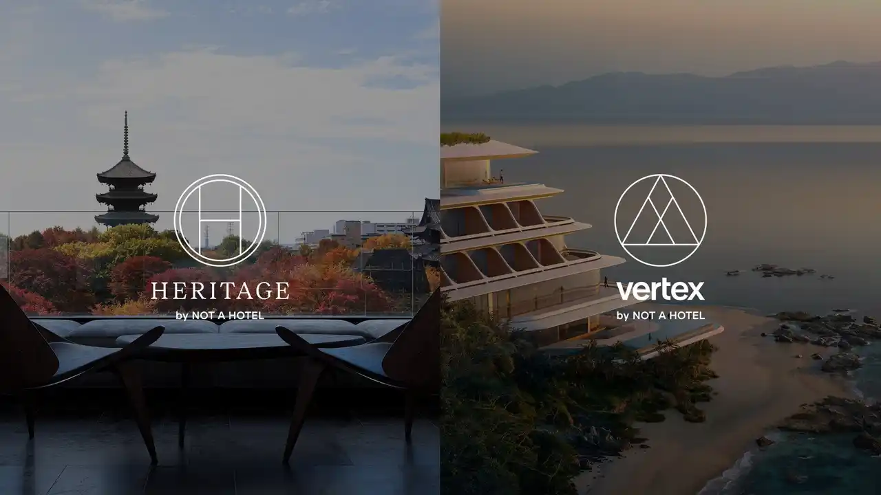 【NOT A HOTEL株式会社】 NOT A HOTEL初となるホテルブランド「HERITAGE」「vertex」を発表。第一弾は、京都東寺内の宿坊をリノベーション、沖縄にはZaha Hadid Architectsによるホテルを展開