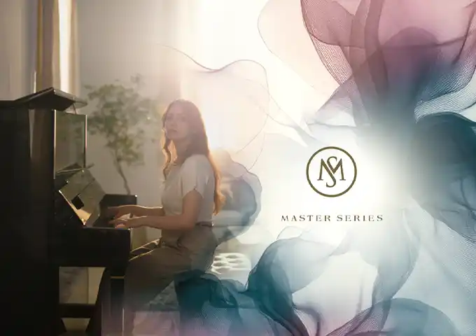 【株式会社河合楽器製作所】 海外市場向けアップライトピアノ「マスターシリーズ」を発表