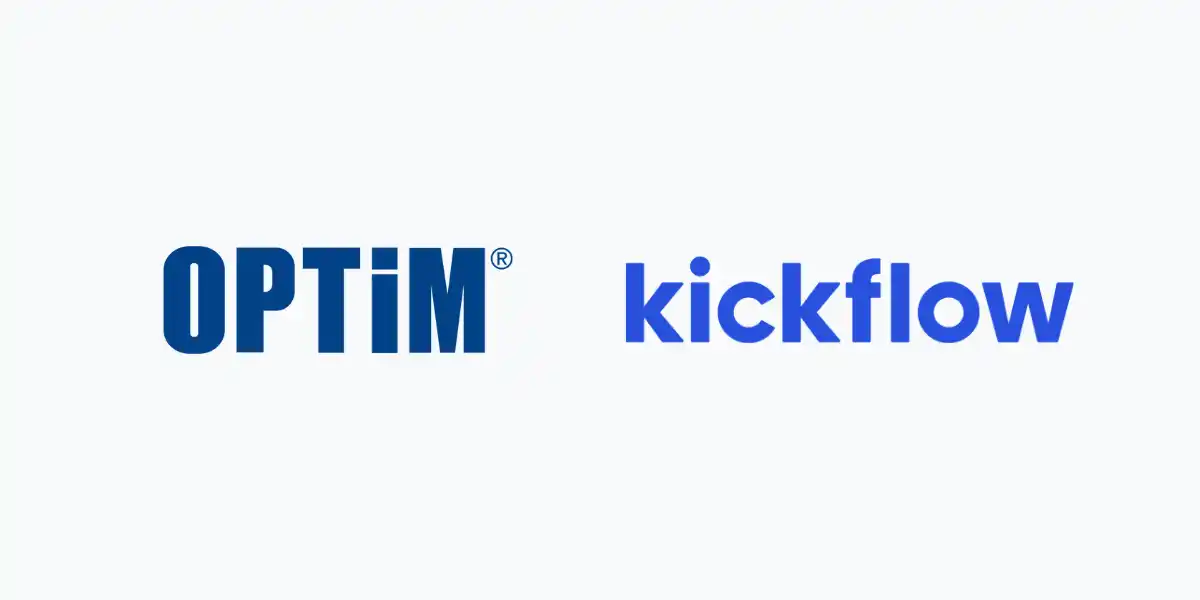 【株式会社kickflow】 API連携と柔軟な機能性でガバナンス強化、申請フォーム数を4割削減。株式会社オプティムがクラウドワークフローkickflowを導入