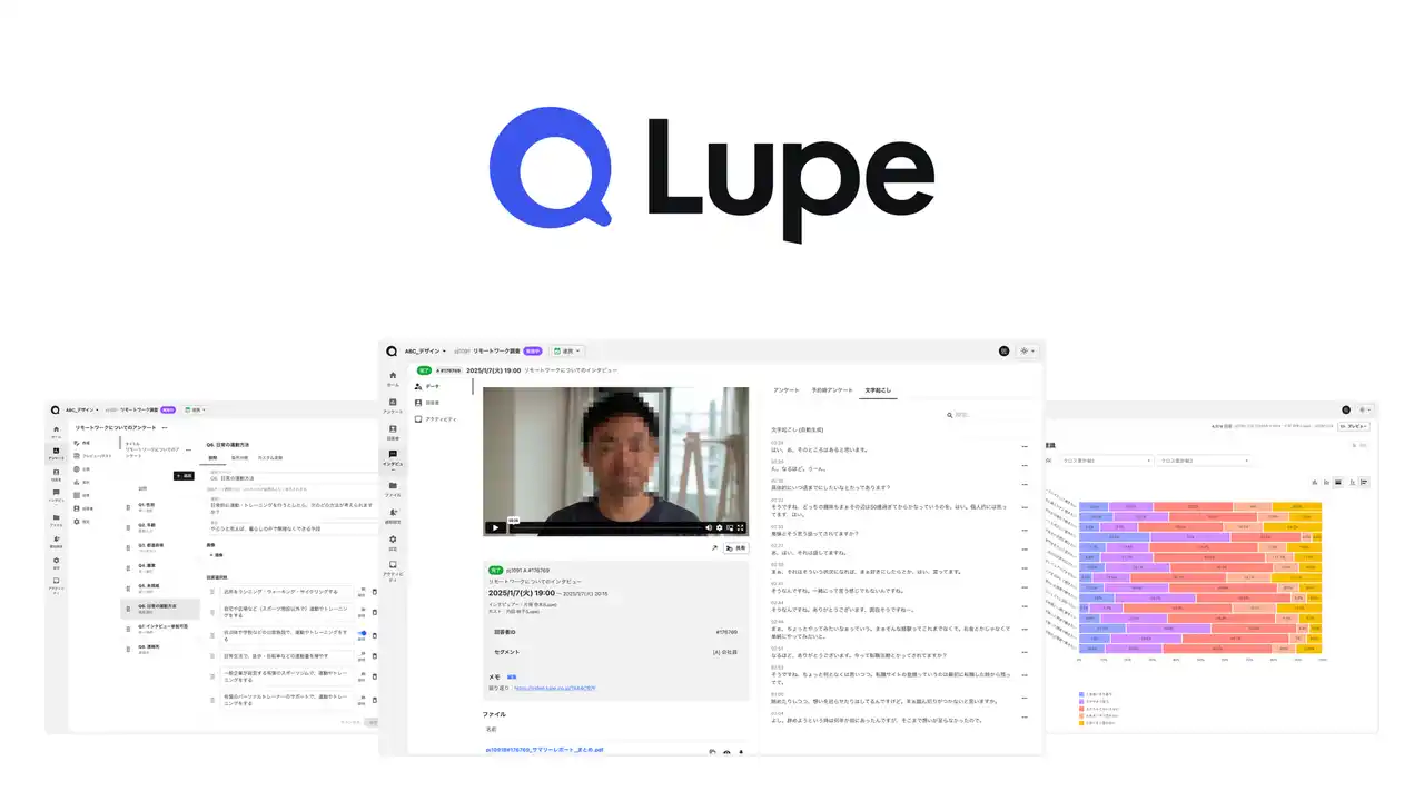 リサーチプラットフォーム「Lupe（ルーペ）」本日より提供開始