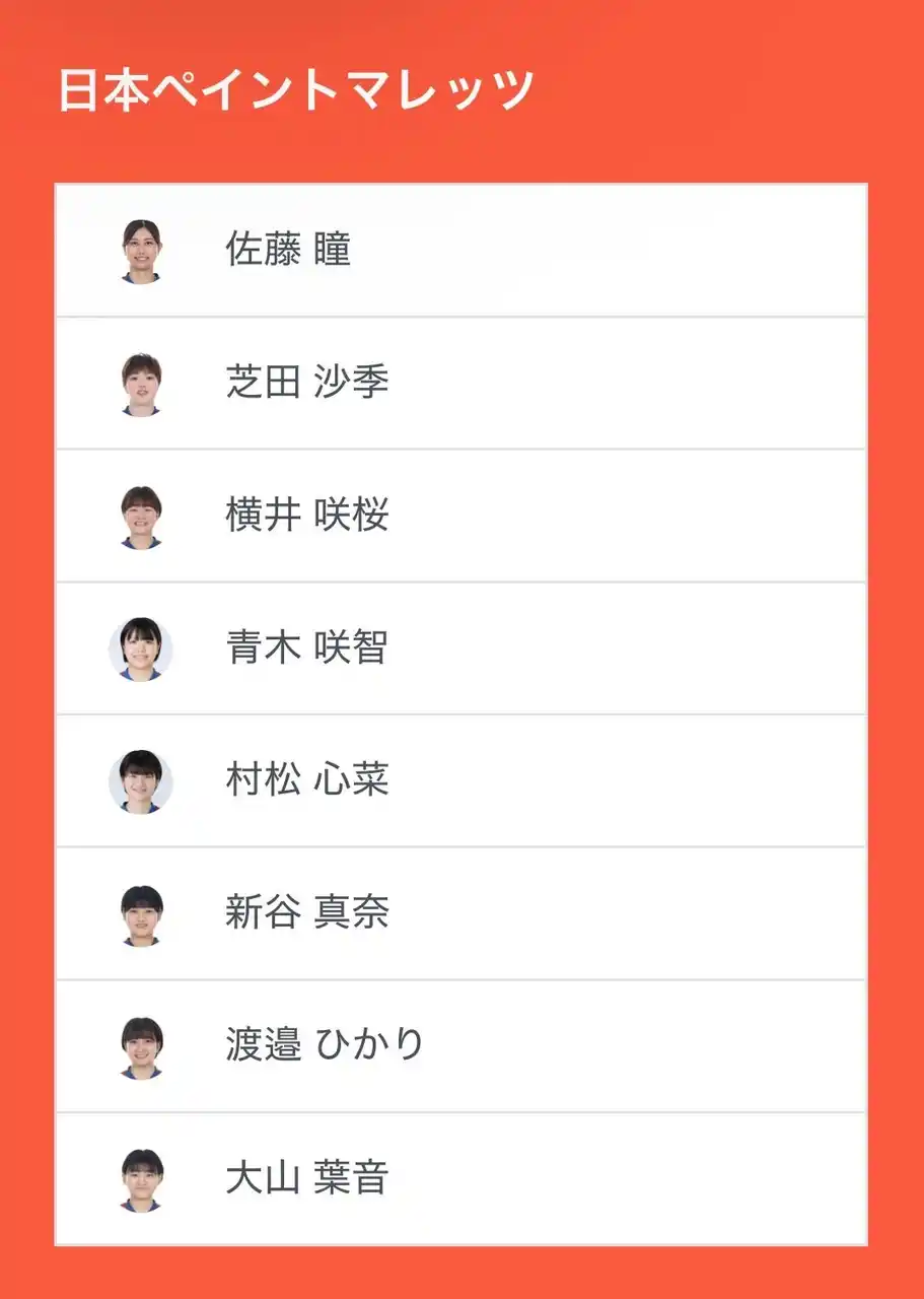 【卓球のＴリーグ】 ノジマTリーグ 2025-2026シーズン 公式戦 8月16日開催 日本ペイントマレッツ vs 九州カリーナ ベンチ入り選手発表