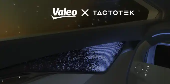 ヴァレオ、グローバル・プレミアム自動車メーカーから車載インテリア・ライティング・ソリューションの大規模プログラムを受注 - タクトテック（TactoTek(R)）のIMSE(R)技術を活用した量産を開始-