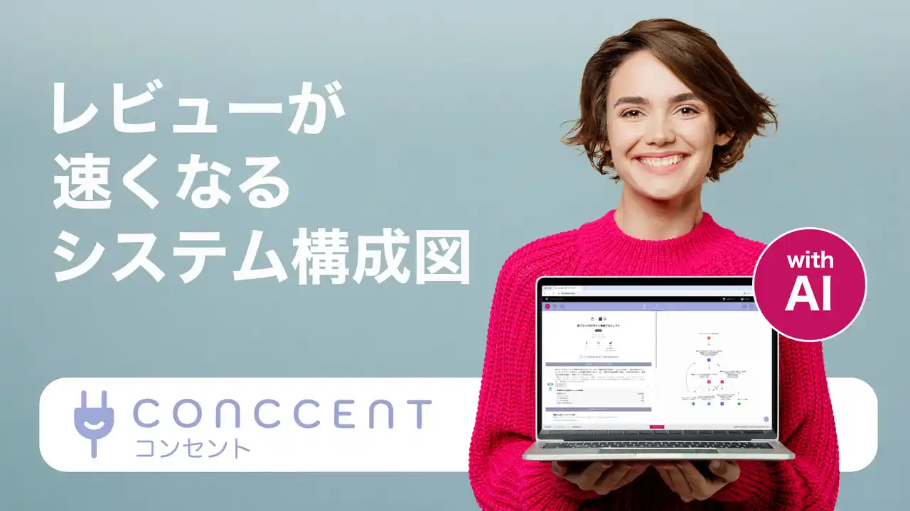 AIがユースケースから自動でシステム構成図を生成する国内初のツール「CONCCENT（コンセント）」正式リリース