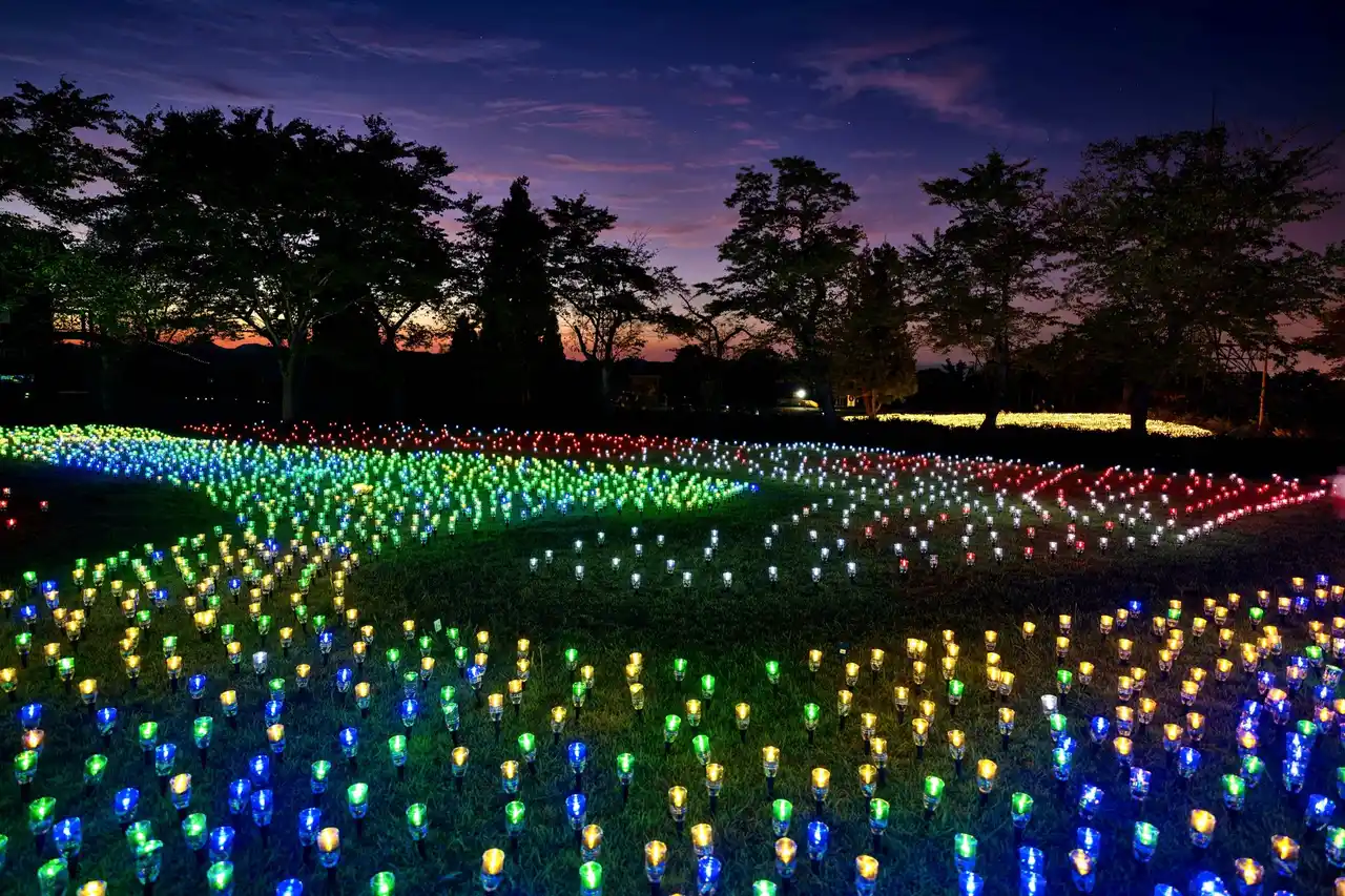 【新潟県小千谷市】イルミネーションイベント「オヂヤホタル OJIYA HOTARU illumination」を実施します（夏期：8月19日-）