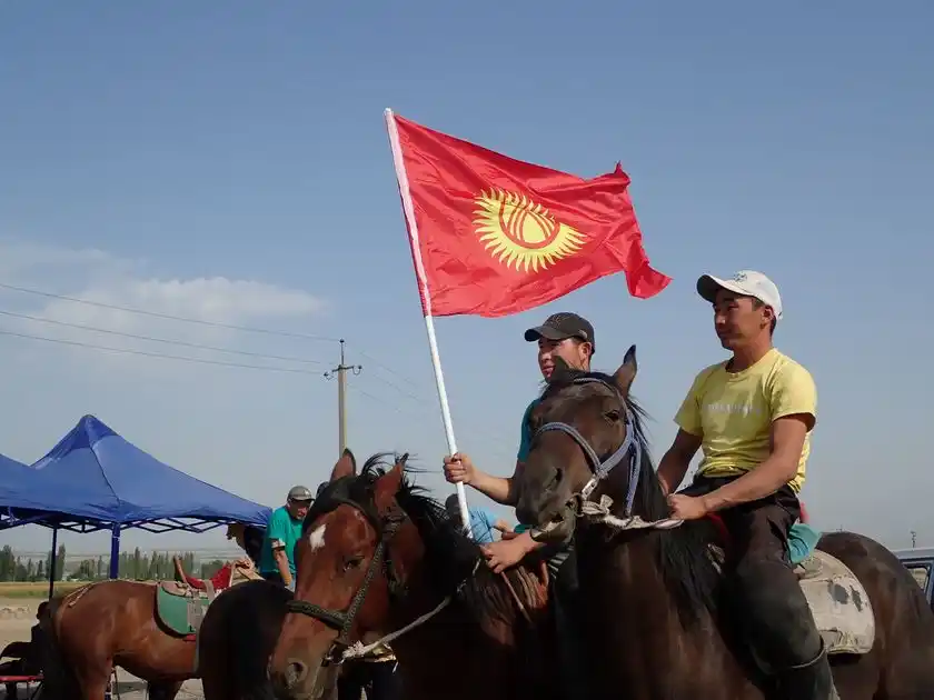 キルギスの若者