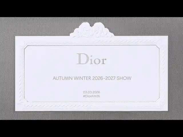 【Dior】2026-2027年秋冬 コレクション ショーをライブ配信