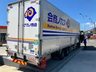 【株式会社ユーグレナ】 HVO51%混合の次世代バイオディーゼル燃料「サステオ」がナカノ商会の10トントラックで利用されました