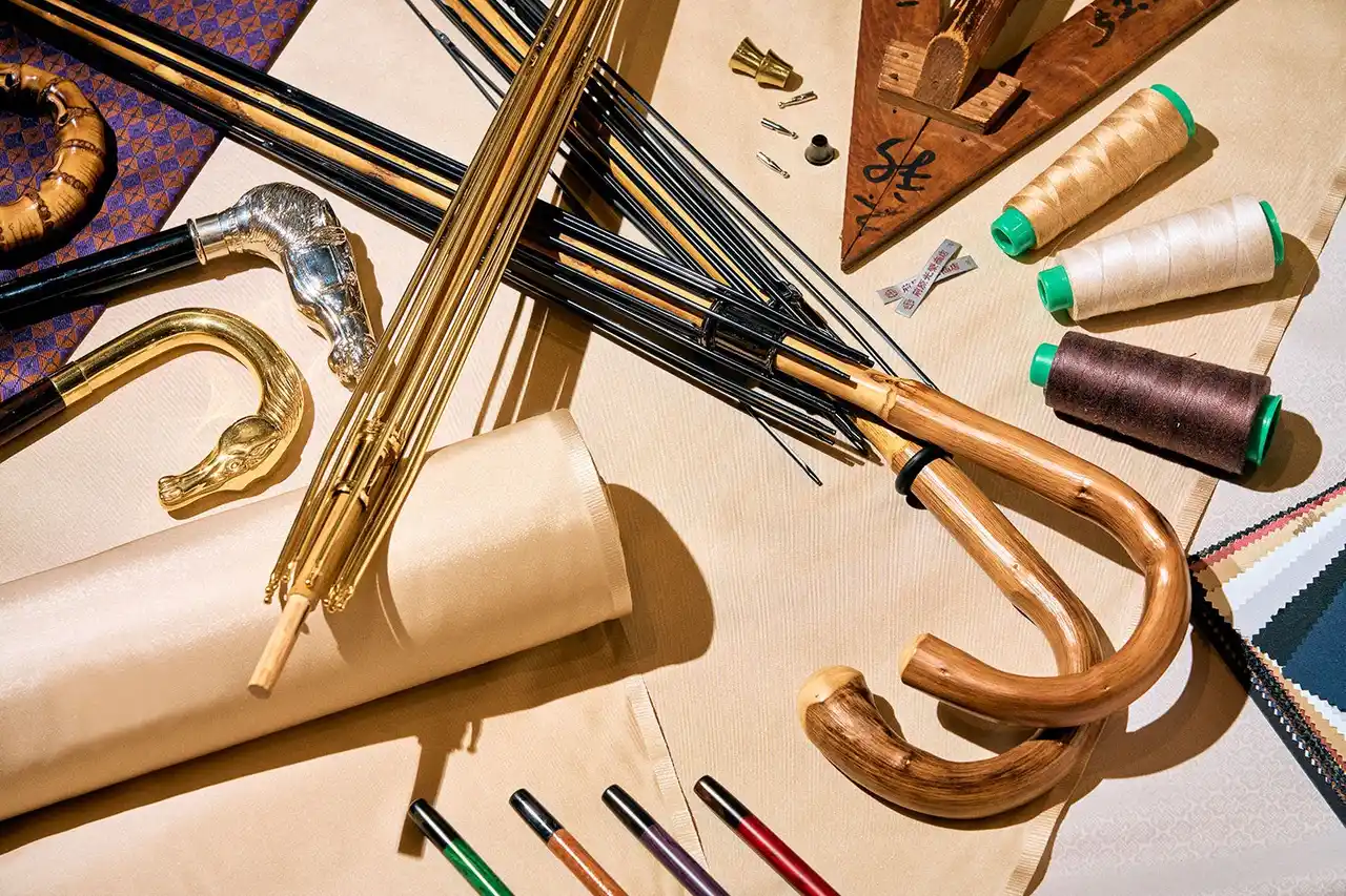 【株式会社前原光榮商店】 老舗洋傘メーカー・前原光榮商店にて、カスタムオーダーフェアの第二弾『プレミアムカスタムオーダーフェア』を直営店「浅草三筋町店」にて開催。1月12日（月・祝）より、稀少なパーツで特別な傘を仕立てます。