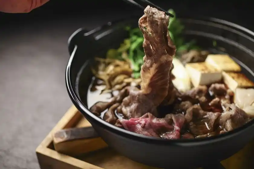 但馬玄のすき焼きは絶品