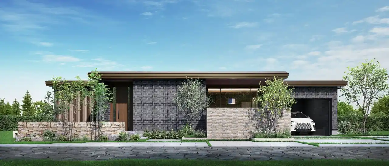 【積水化学工業株式会社】 中四国エリア限定　インナーガレージを備えたコンセプト平屋住宅『HeimD1 SETOUCHI G-Edition』発売