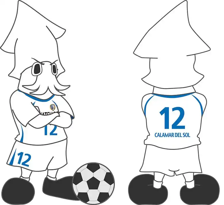 【株式会社WOWOW】 WOWOWサッカーオリジナルキャラクターのカラマールが南葛SC公認の応援マスコットに就任！