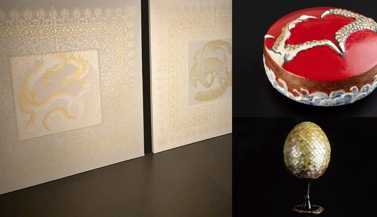 【小布施 北斎館】「北斎を魅了した天舞う瑞獣 ～龍・鳳凰～」＆ 特別企画「北斎×伝統工芸 ～北斎に挑む現代の工芸作家たち～」（3月29日まで開催）