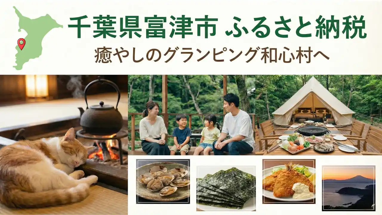 【12/31締切迫る】Google 4.8星の「保護猫と泊まる古民家グランピング和心村」が、千葉県富津市のふるさと納税で人気急増。駆け込み寄附に"体験型"の癒やしを。