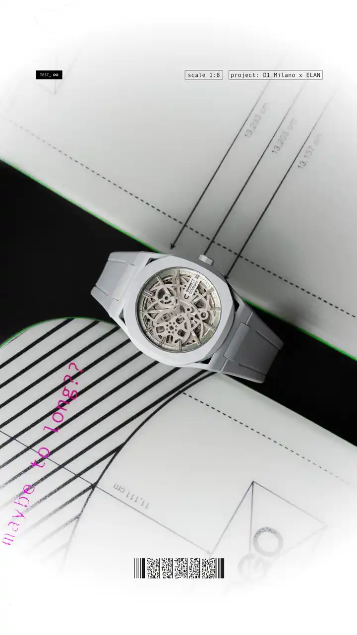 【株式会社ビヨンクール】 D1 Milano × Elan - 透明性が導く本質のデザイン/精度を共有する両ブランドによる特別なコラボレーションウォッチ