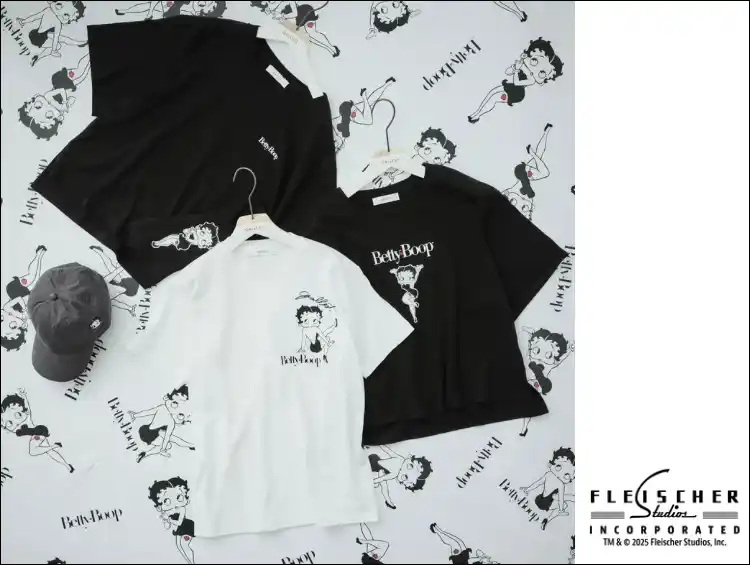 【株式会社 ワールド】 【GALLEST】“Betty Boop(TM)”との初コラボアイテムをオンラインストア＆一部店舗にて 7月18日（金）より発売！