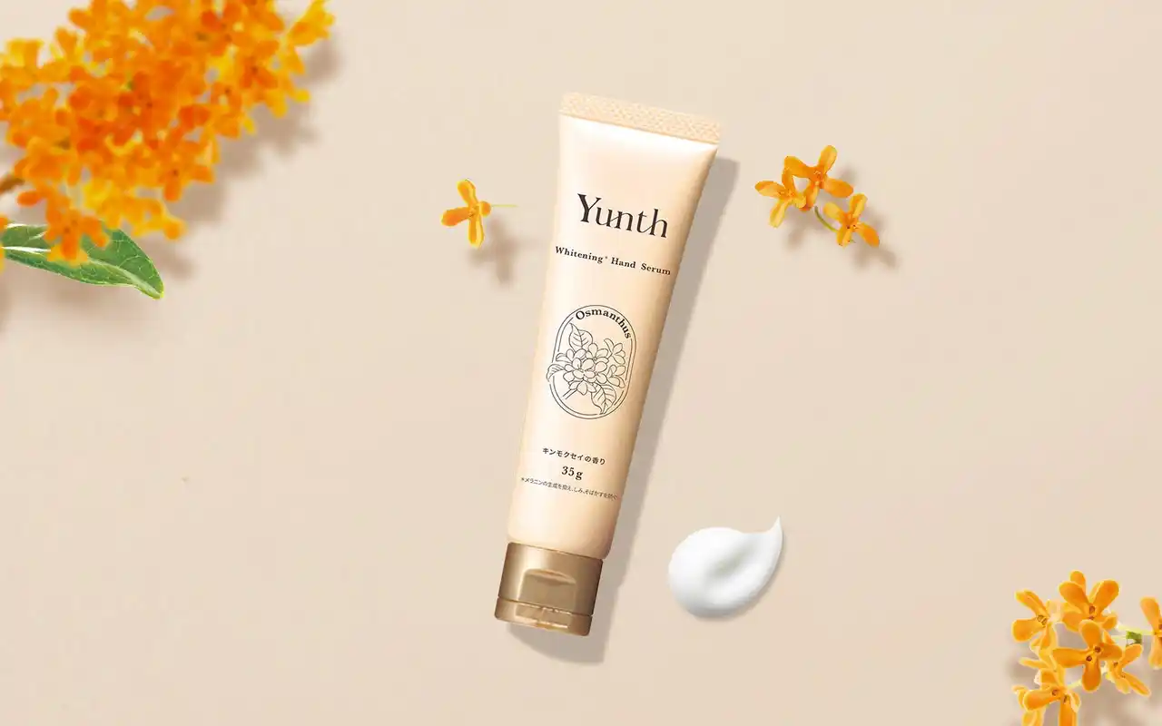 金木犀の香りに包まれる、秋限定の手元ケア。Yunth「美白ハンドセラム〈オスマンサス〉」2025年8月1日発売