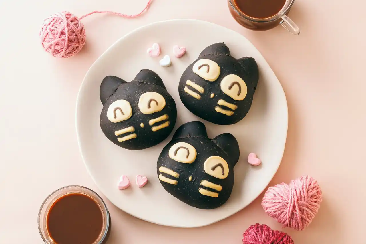 【木村屋總本店】＜新商品＞2月22日“猫の日”にぴったりの動物パン「ねこちゃん」が登場！季節限定あんぱん「酒種 屋久島たんかん」とともに、2月1日より直営店で販売開始。