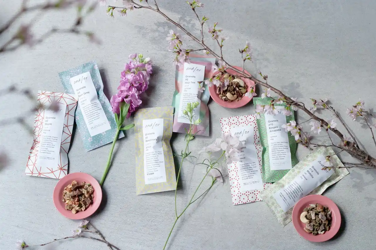 【株式会社アンドオア】 春の贈りものに「桜のグラノーラセット」と日本文化を感じる「Japan Premium Gift -WA Sakura Selection-」が登場!!