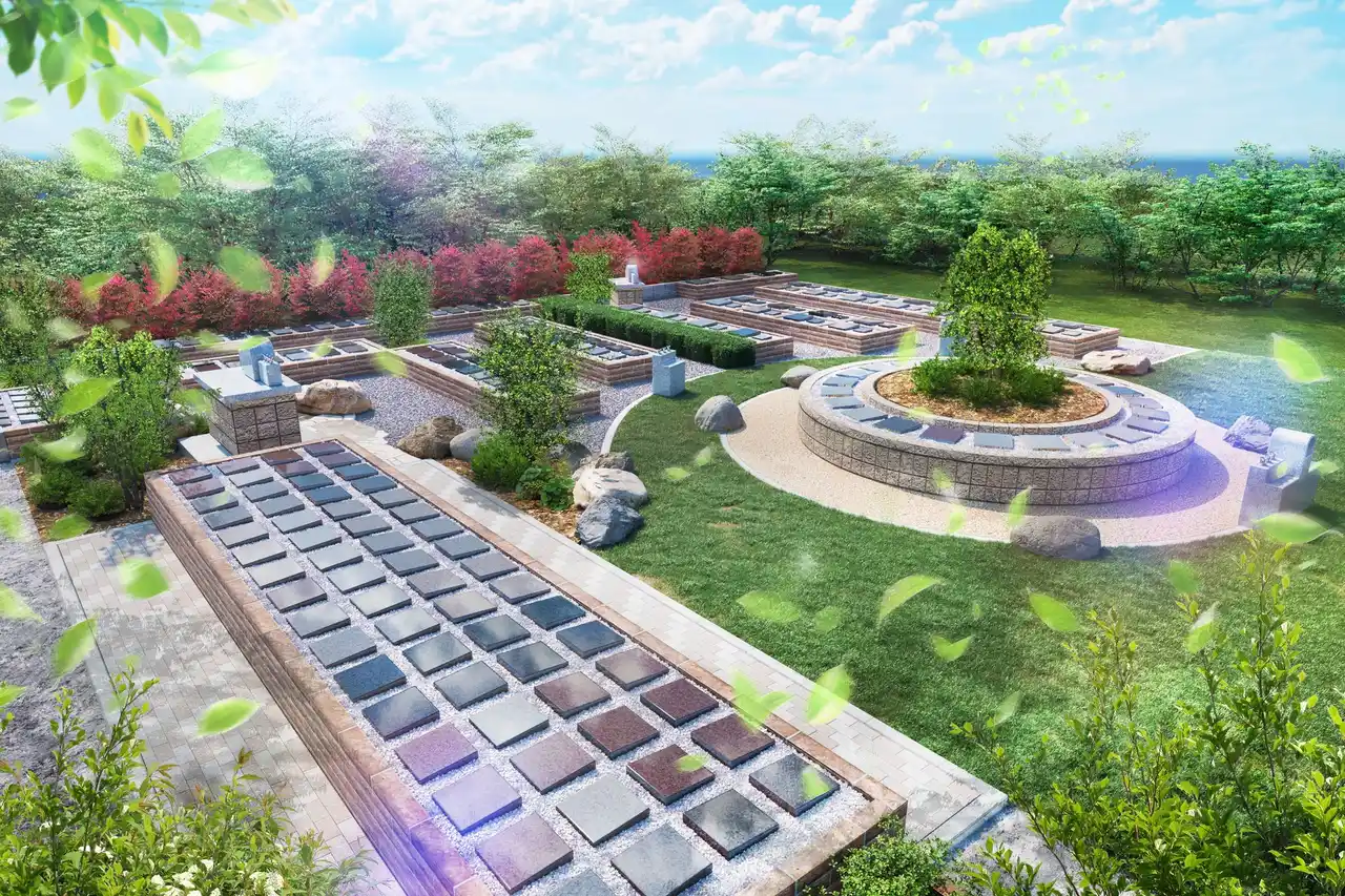 宮城県亘理郡亘理町“ながとろ桜見墓苑”にて新たな区画を増設