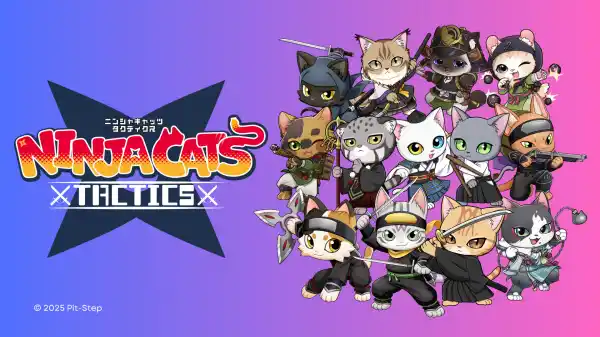 音声で「ネコ忍者」を育成するゲーム『NINJA CATS: Tactics』、7月19日のインディーゲームマッチングイベント「GPB: Connect@BitSummit 2025」でピッチ登壇決定！