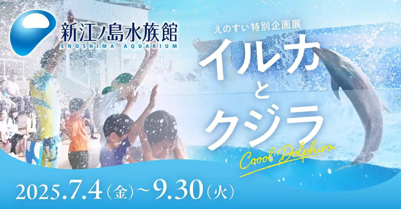 【株式会社 新江ノ島水族館】 普段とはひと味違うCooolな”えのすい”が楽しめる えのすい特別企画展「イルカとクジラ Coool Dolphin」【特典付き前売り券 好評発売中】