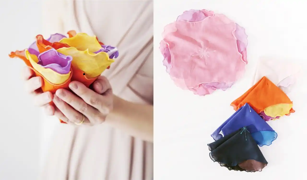 立体的なフォルムが生み出す新しいハンカチのスタイル「frillia（フリリア）」シリーズを発売