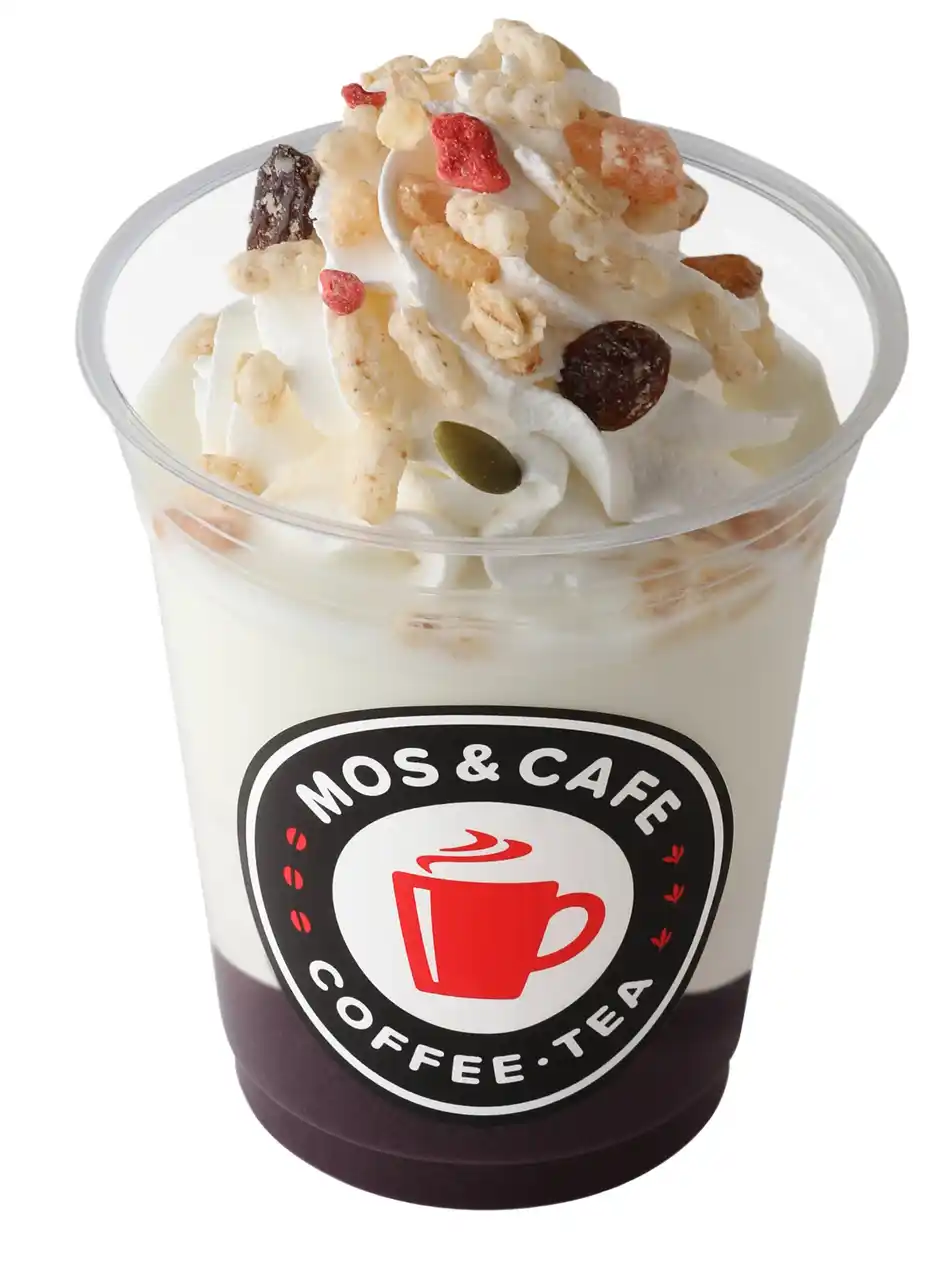 【株式会社フルッタフルッタ】 モスバーガー＆カフェ限定フルッタフルッタの濃厚アサイーを使用したデザートシェイクが7月16日（水）から新発売！7月10日より販売開始！