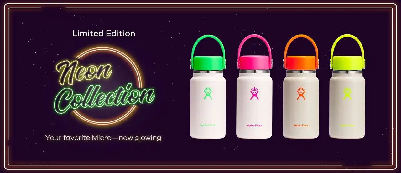 【アルコ株式会社】 夏の限定コレクションがHydro Flask(R)(ハイドロフラスク)より新登場！鮮やかなネオンカラーで保冷も抜群。