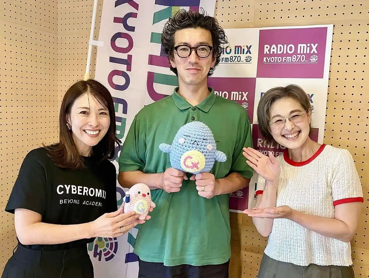 株式会社CyberomiXのラジオ番組「CyberomiXの京都あれこれ解析中!」5回目の放送を行いました♪ゲストは店舗をもたない果物屋　『青森屋』さん