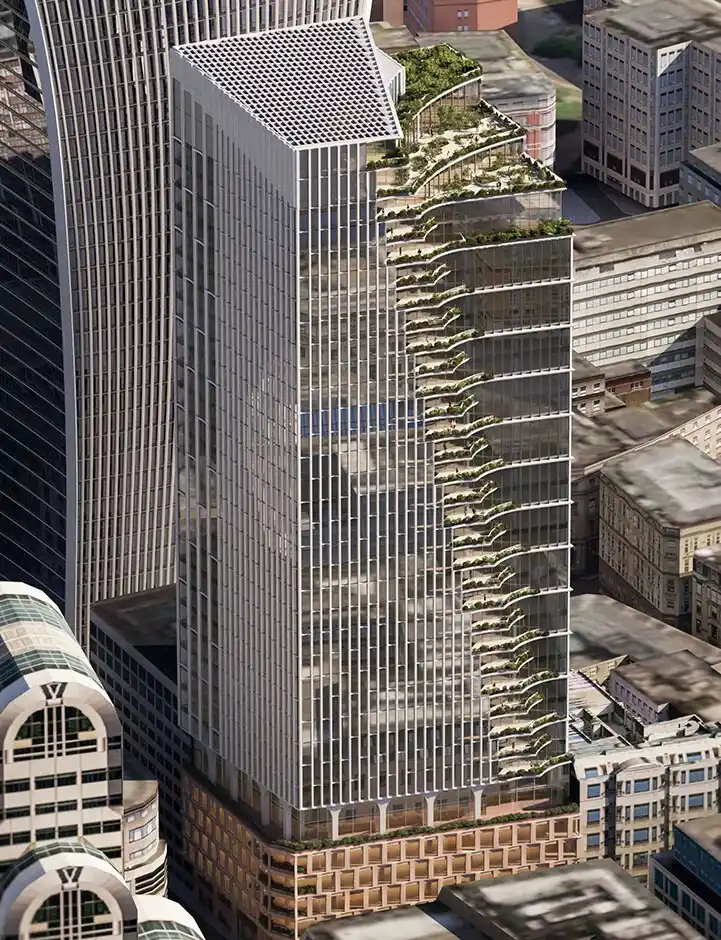 【フジテック株式会社】 英国のオフィススビル「60 Gracechurch Street Project」向けにエレベータ・エスカレータ26台を受注