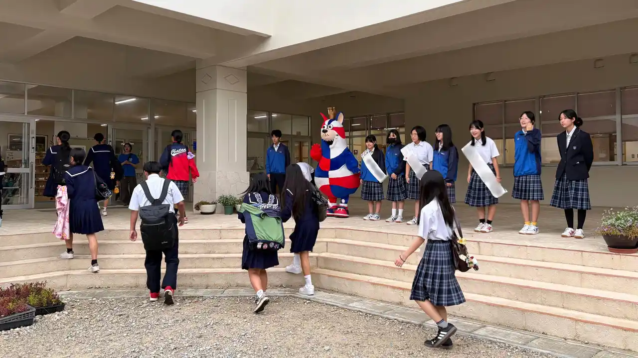 【琉球ゴールデンキングス】 ゴーディーによるあいさつ運動(2025年12月)実施のご報告