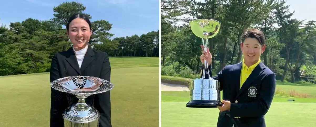 【ブリヂストンスポーツ株式会社】 ブリヂストンゴルフのギアで「日本アマチュアゴルフ選手権」男女ダブル優勝！