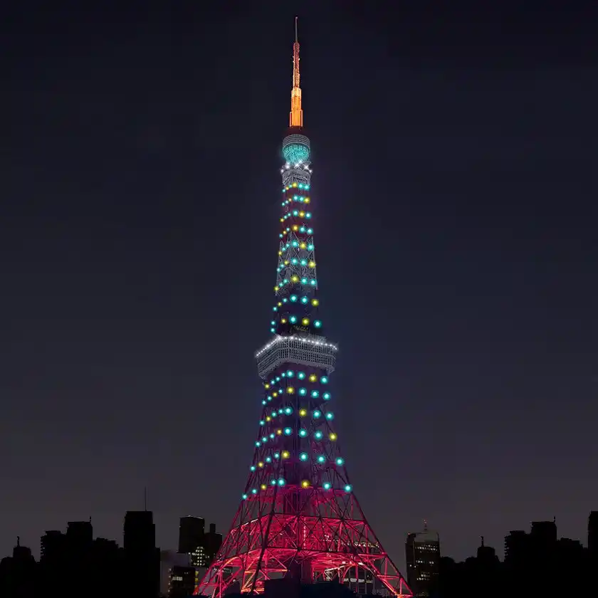 【株式会社TOKYO TOWER】本日（7月18日）東京（関東甲信地方）が梅雨明けしました！今晩の東京タワーは「梅雨明けダイヤモンドヴェール」を点灯します！