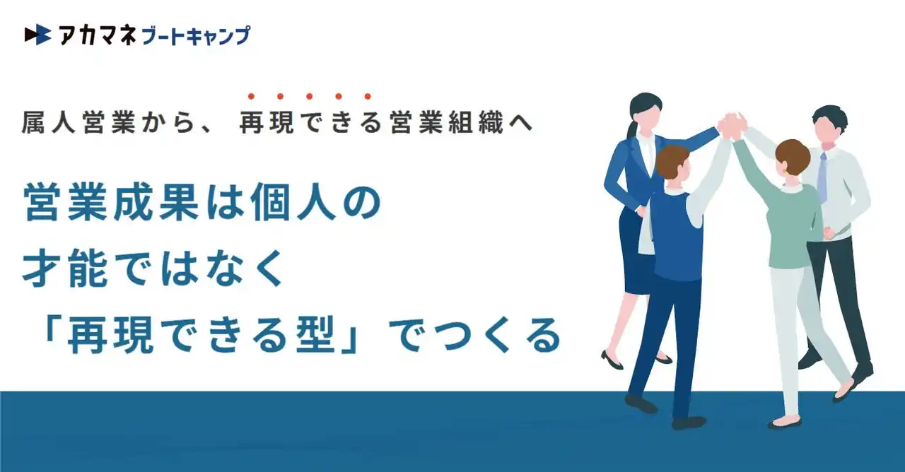 【インキュベーター株式会社】 属人化したBtoB営業組織を「科学的な営業」へ変革 アカウントマネジメント研修「アカマネブートキャンプ」提供開始