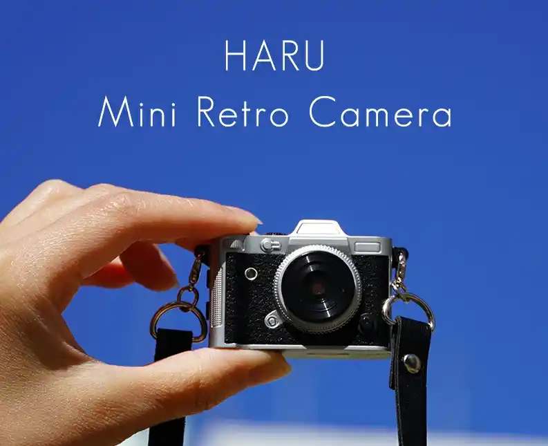 【UI】 手のひらサイズの小さいミニレトロカメラ「HARU」をオンラインショップで販売開始！