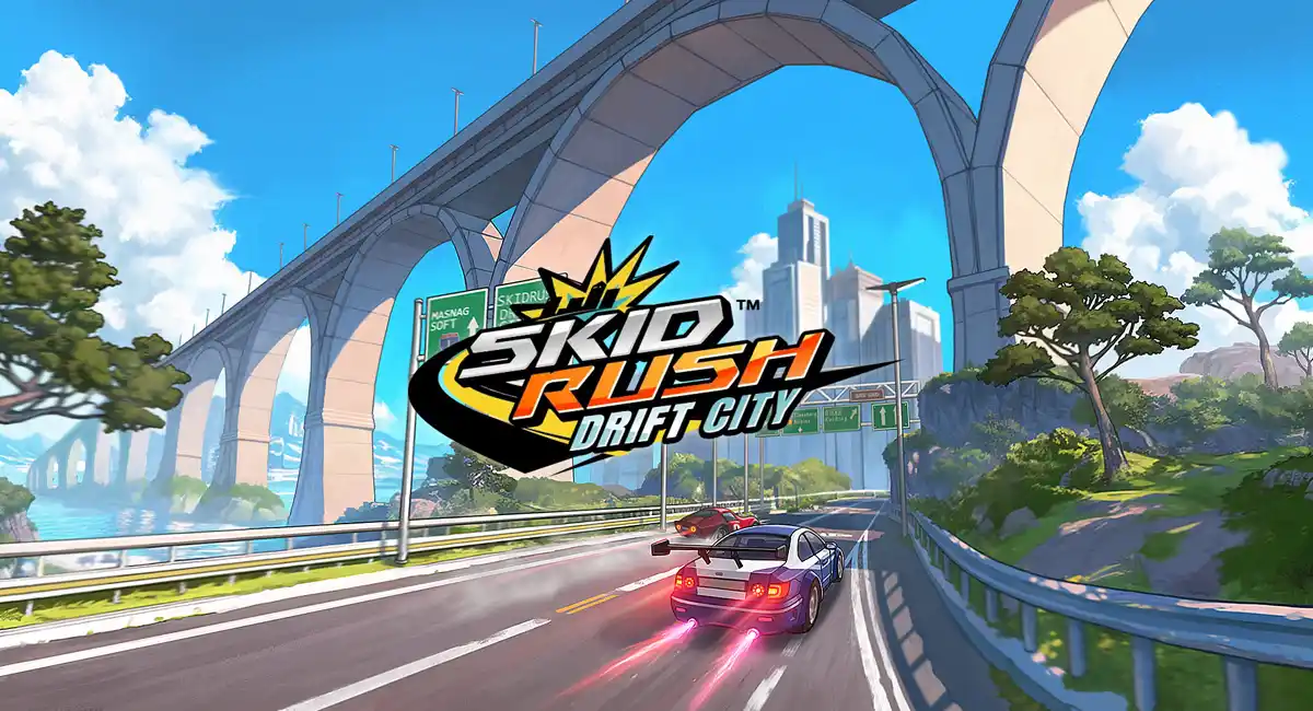 伝説のレースアクションゲーム『Drift City』が『SKIDRUSH:Drift City』として復刻！グローバルプラットフォーム「Steam」で世界に展開