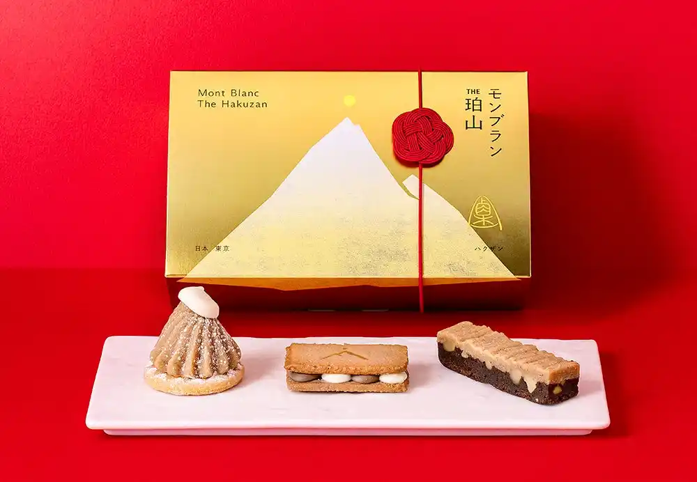 【大丸東京店】モンブランスイーツ専門店『THE珀山(はくざん)』。年末年始限定「焼菓子コレクション」が新登場！“白いモンブラン”EC予約は20日より1月分受付スタート
