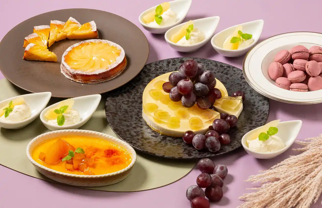 【ホテルオークラＪＲハウステンボス】梨や葡萄のスイーツが登場『秋のフルーツ&スイーツデー』を開催