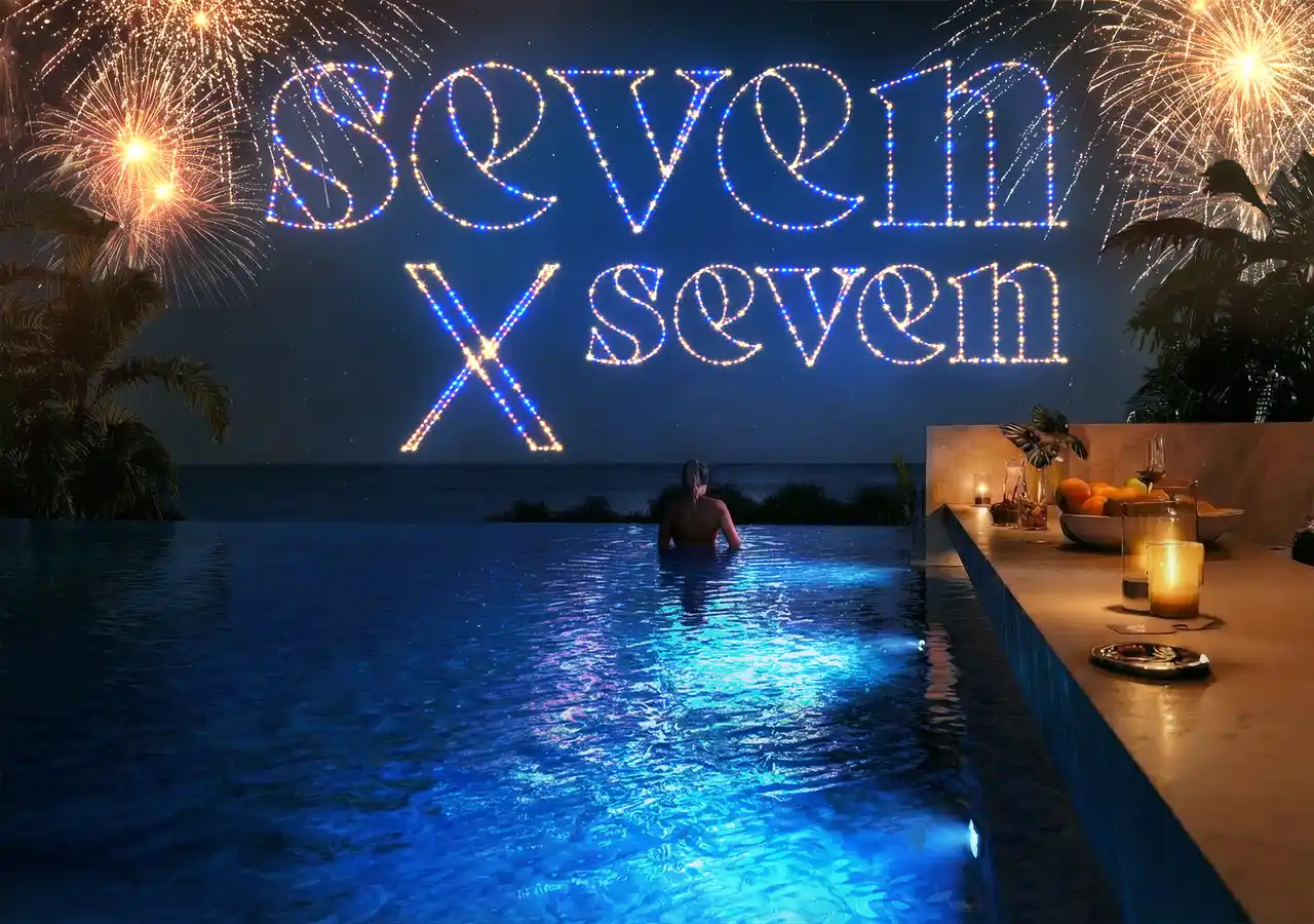 【fav hospitality group株式会社】 ホテルseven x seven 石垣で新年を照らす光のアートショーを2026年1月1日（木）～3日（土）に開催
